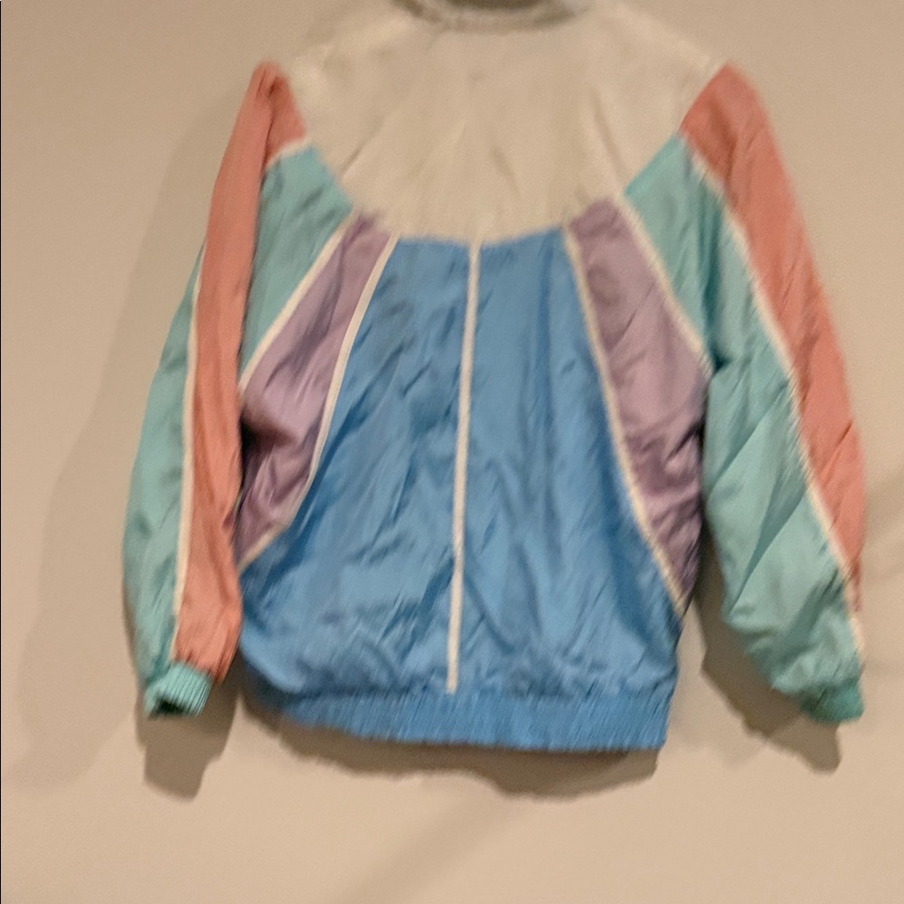 Retro Pastel Multicolor Utility Jacket - Picture 6 of 6